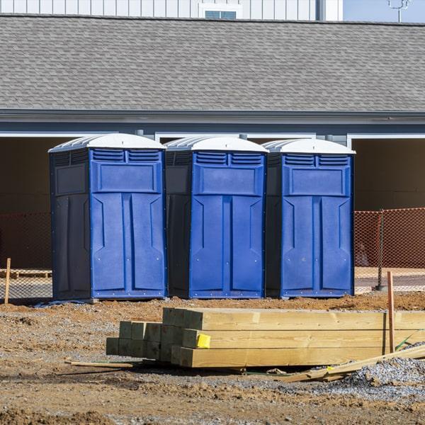 Heavy-duty construction site porta potty in Corvallis, Oregon
